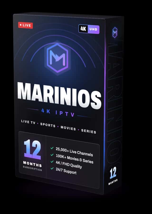 Marinios IPTV 12-month subscription box